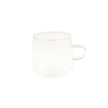 Latte glass with a handle CHiATO, 320 ml – transparent