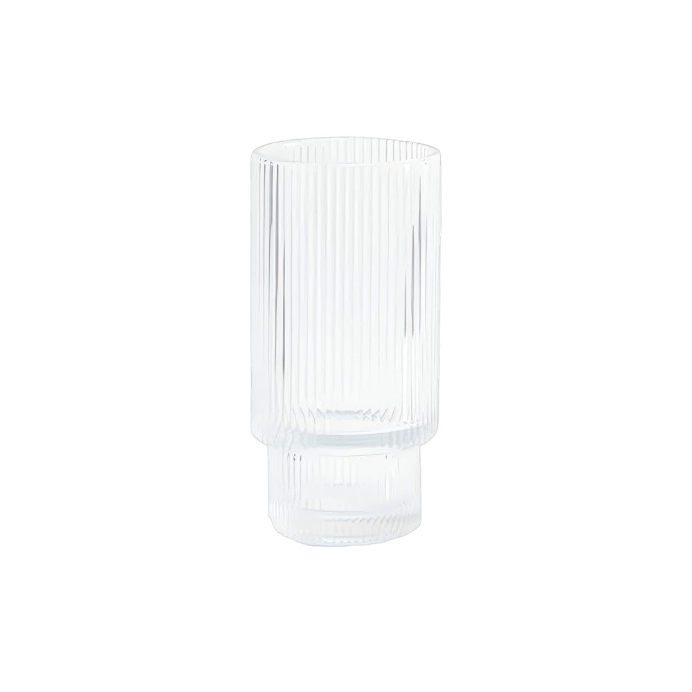 Grooved latte macchiato glass CHiATO, 480 ml