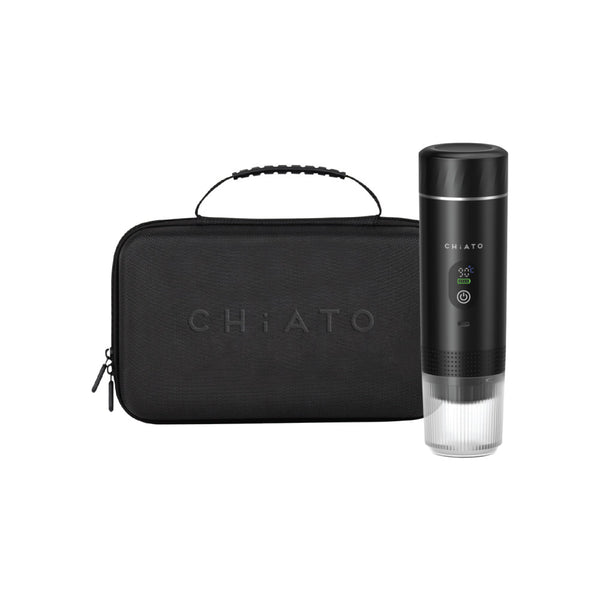 CHiATO brewPLAY Smart Traveller Portable Espresso Maker Set – Black