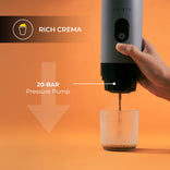 CHiATO brewPLAY Smart Portable Espresso Maker – Grey 3
