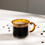 Double-wall cappuccino glass with a handle CHiATO, 250 ml