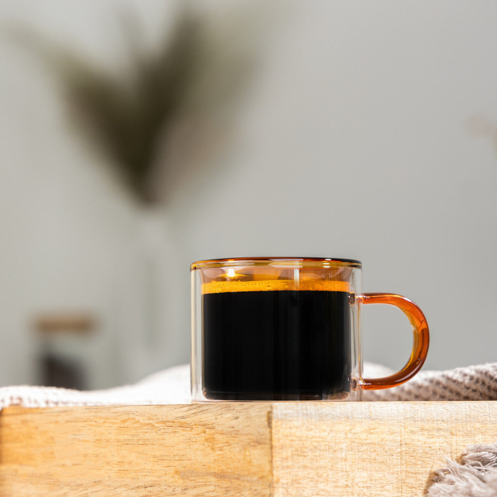 Dubbelwandig cappuccinoglas met oor CHiATO, 250 ml