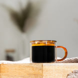 Double-wall cappuccino glass with a handle CHiATO, 250 ml