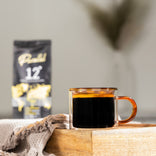 Double-wall cappuccino glass with a handle CHiATO, 250 ml