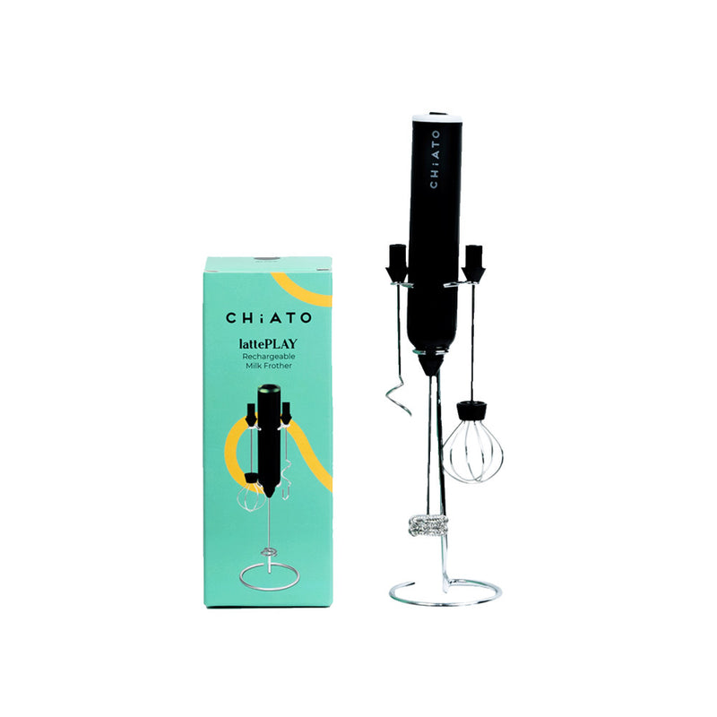 CHiATO LattePLAY Milk Frother – Black