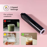 CHiATO LattePLAY Milk Frother – Black