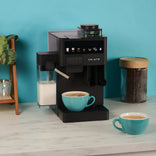 CHiATO coffeePLAY 5-in-1 Coffee Machine with Grinder & Milk System – Black 2