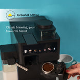 CHiATO coffeePLAY 5-in-1 Coffee Machine with Grinder & Milk System – Black 7