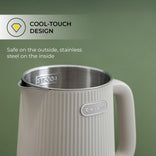 CHiATO heatPLAY Groove Electric kettle, 1,7 L – Light Sand