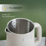 CHiATO heatPLAY Groove Electric kettle, 1,7 L – Light Sand