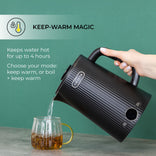 CHiATO heatPLAY Groove Electric kettle, 1,7 L – Black