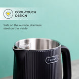 CHiATO heatPLAY Groove Electric kettle, 1,7 L – Black