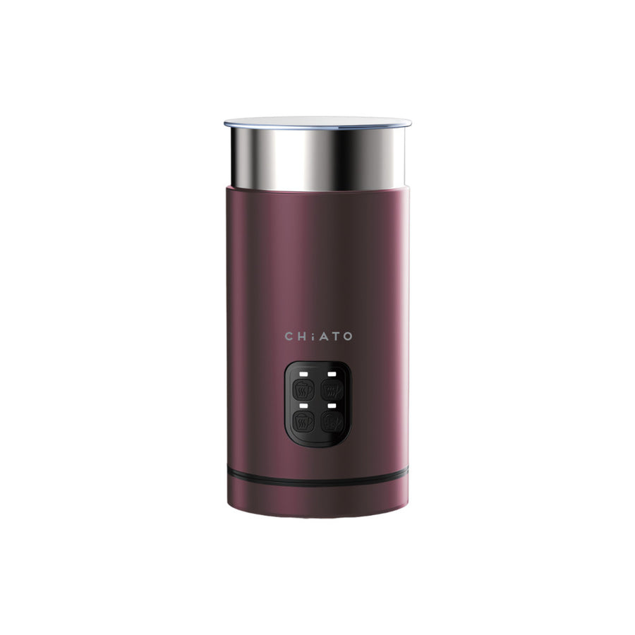CHiATO milkPLAY Automatic-Electric Milk Frother – Burgundy