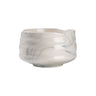 Ceramic matcha bowl CHiATO Chawan Cloud Mist – White / Greyish blue