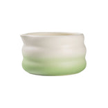 Ceramic matcha bowl CHiATO Chawan Mint Earth – Mint / White