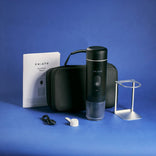 CHiATO brewPLAY Smart Traveller Portable Espresso Maker Set – Black