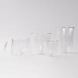Double-wall cappuccino glass with a handle CHiATO, 210 ml