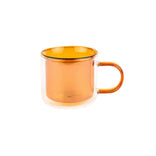 Double-wall cappuccino glass with a handle CHiATO, 250 ml