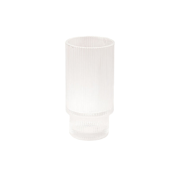 Grooved latte glass CHiATO, 320 ml