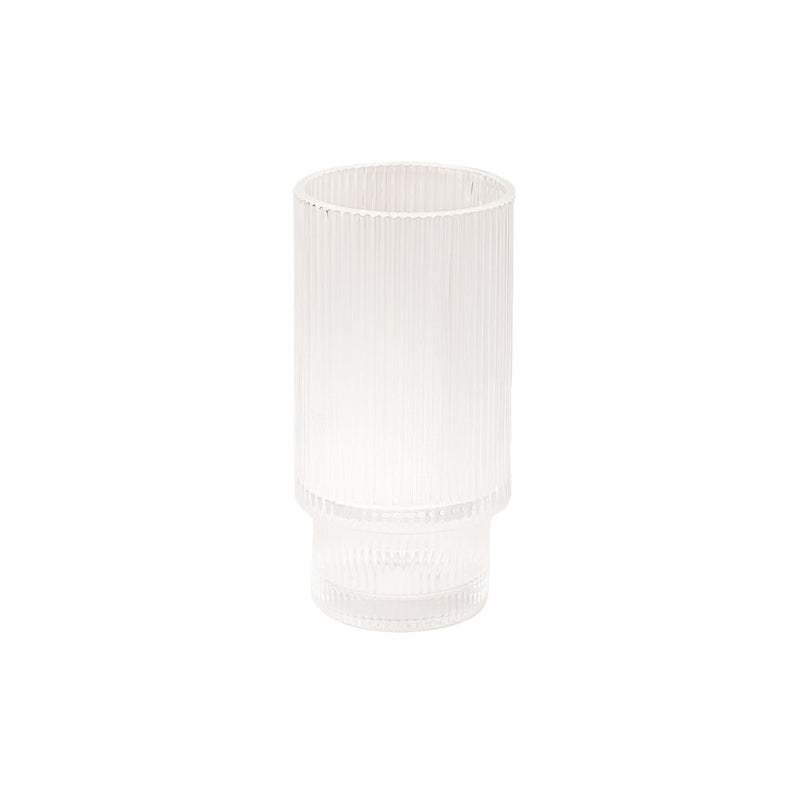 Grooved latte glass CHiATO, 320 ml