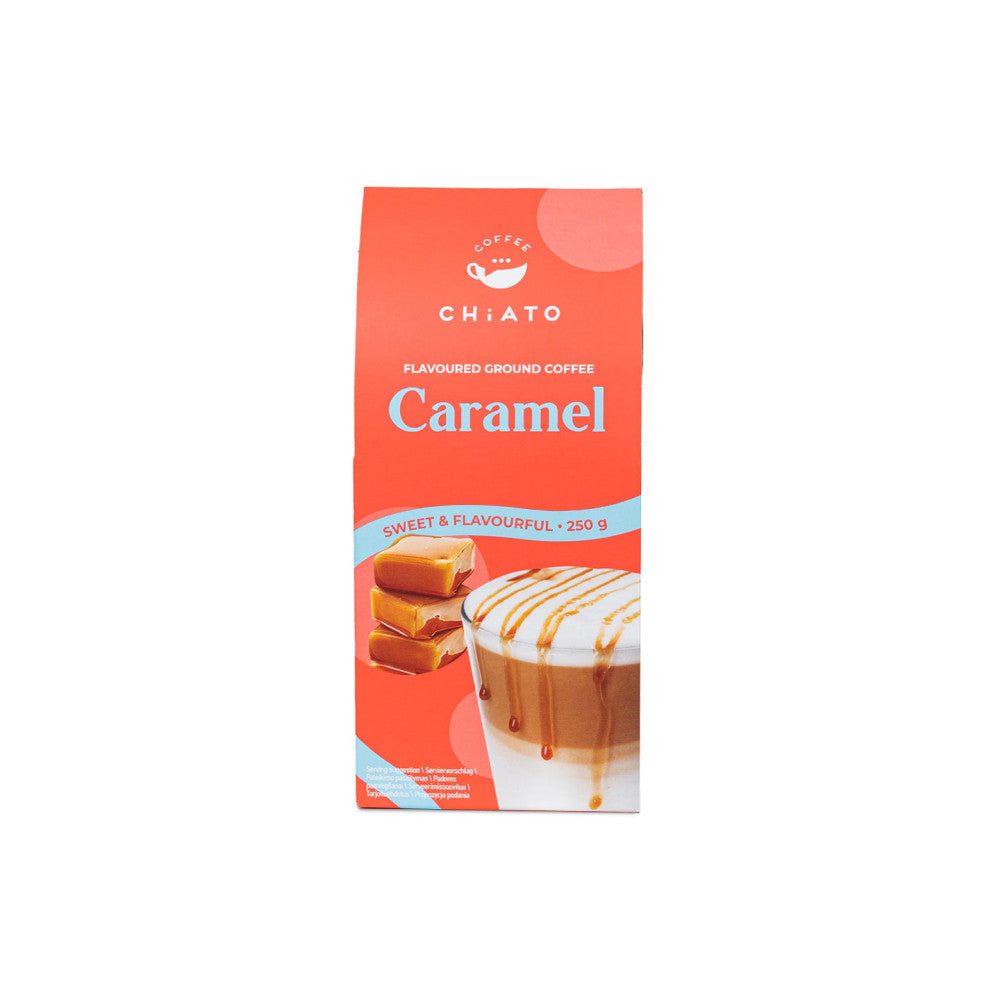 CHiATO Caramel Flavoured Ground Coffee