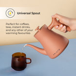 CHiATO flowPLAY Classic Electric kettle Ltd. Ed., 0.6 l – Terracotta