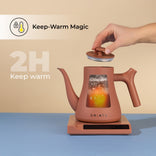 CHiATO flowPLAY Classic Electric kettle Ltd. Ed., 0.6 l – Terracotta