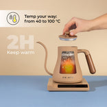 CHiATO flowPLAY Gooseneck Electric kettle, 0.6 l – Beige 4
