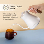 CHiATO flowPLAY Gooseneck Electric kettle, 0.6 l – White 2