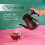 Electric kettle CHiATO flowPLAY Classic, 0.6 l – Black