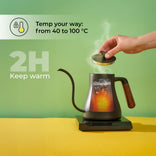 Electric kettle CHiATO flowPLAY Gooseneck, 0.6 l – Black 4