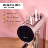 CHiATO Luna Style Espresso Coffee Machine – Silver