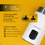 CHiATO milkPLAY Automatic-Electric Milk Frother – White 3