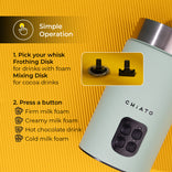 CHiATO milkPLAY Automatic-Electric Milk Frother – Burgundy 8