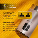 CHiATO milkPLAY automatic-electric milk frother – Cream 3