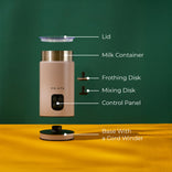 CHiATO milkPLAY automatic-electric milk frother – Cream 6