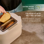CHiATO toastPLAY Groove Toaster – Light Sand