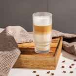 Grooved latte glass CHiATO, 320 ml