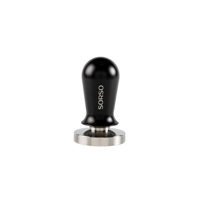 SORSO Barista dynamometric tamper, stainless steel, with an aluminium handle, 58 mm – Black
