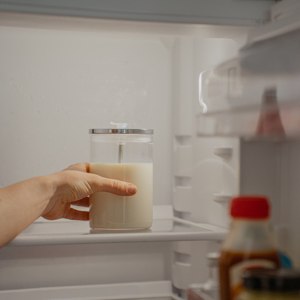 SORSO glass milk container, 0.6 l