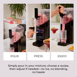 CHiATO slushiePLAY Soft Ice Cream & Slushie Maker – Black