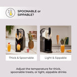 CHiATO slushiePLAY Soft Ice Cream & Slushie Maker – Black
